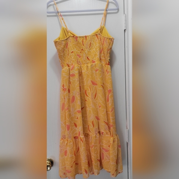 AUW Women's Floral Boho Padded Bra Dress Size Large NWT - Picture 2 of 8